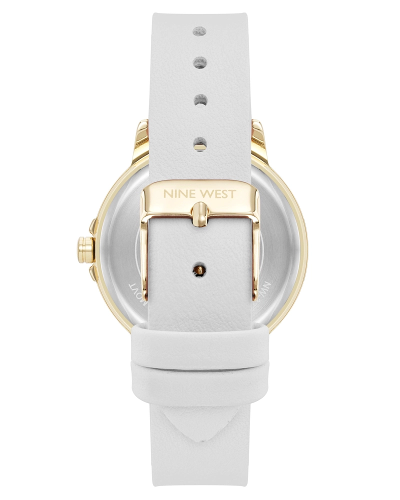 RELOJ ANALOGO MUJER NINE WEST BLANCO NW-3318GPWT - 2