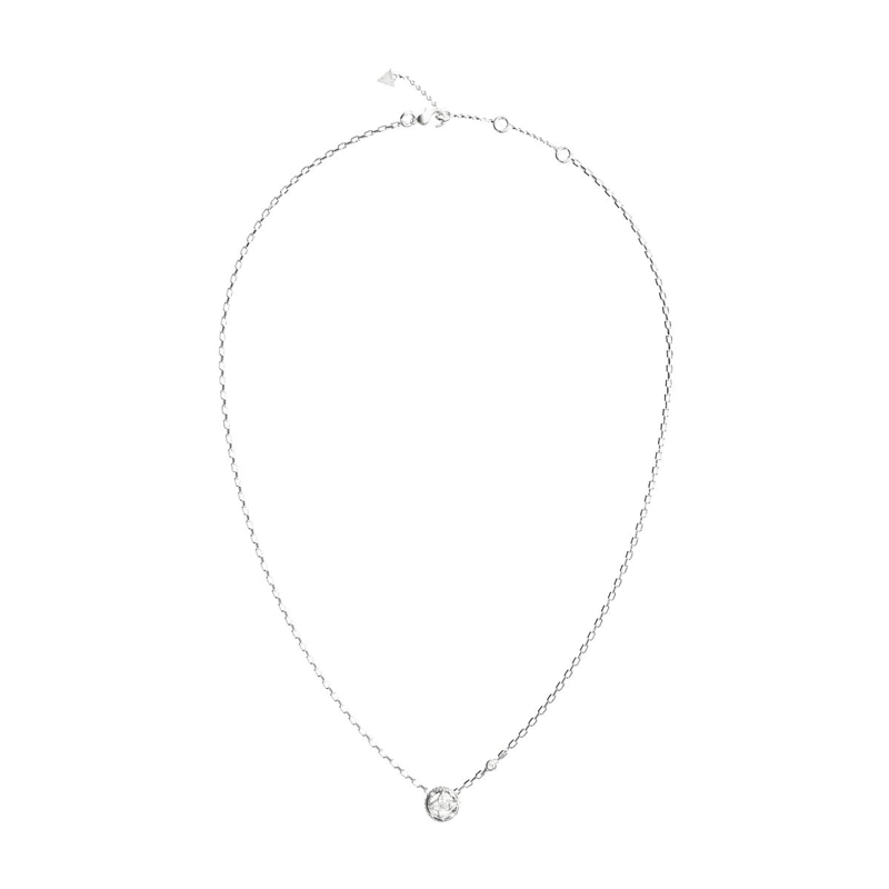 COLLAR SPINNING BLOOM MUJER GUESS PLATEADO - 1