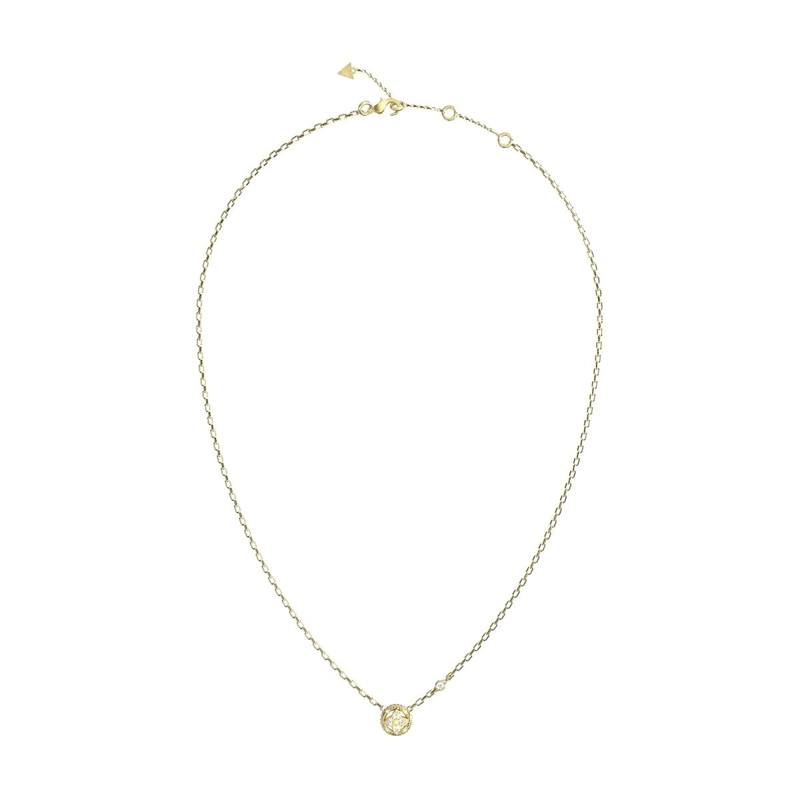 COLLAR SPINNING BLOOM MUJER GUESS DORADO - 1