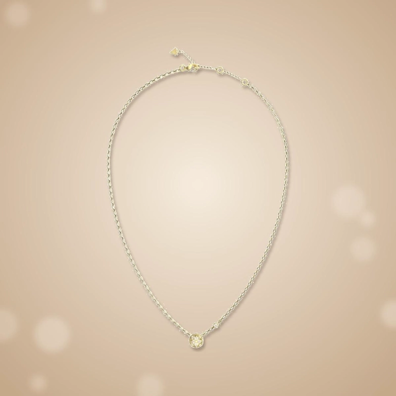 COLLAR SPINNING BLOOM MUJER GUESS DORADO - 2