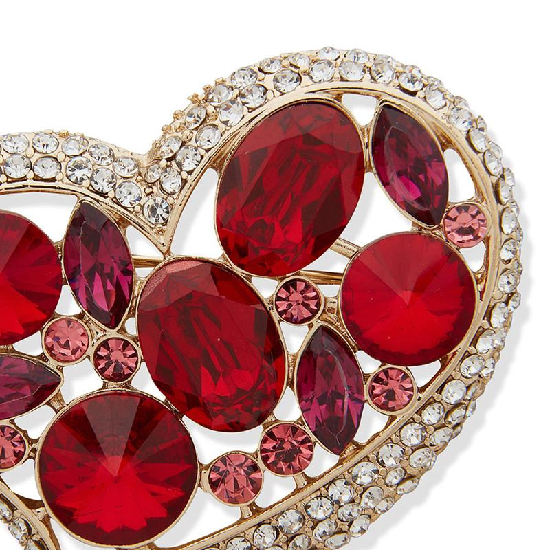 PRENDEDOR MUJER ANNE KLEIN CHERISHED MOMENTS ROJO - 2