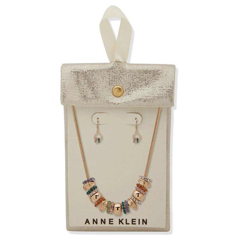 GIFT SET MUJER ANNE KLEIN FULL COLOR POUCH DORADO - 2