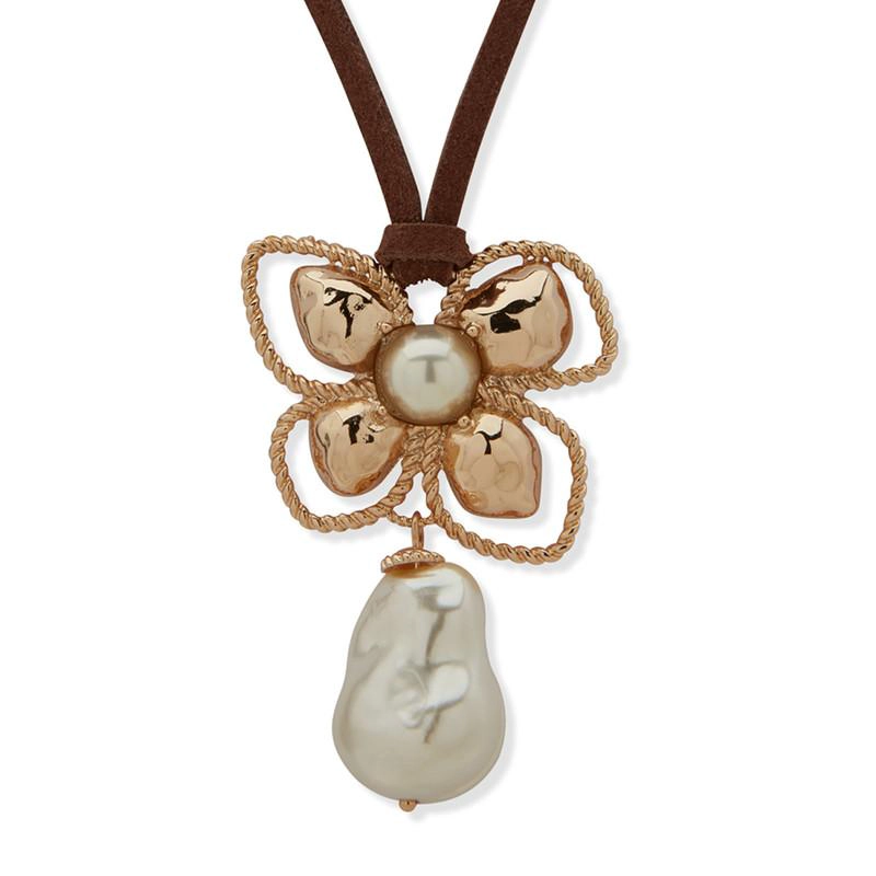 COLLAR MUJER ANNE KLEIN BEAUTY IN BLOOM DORADO - 2