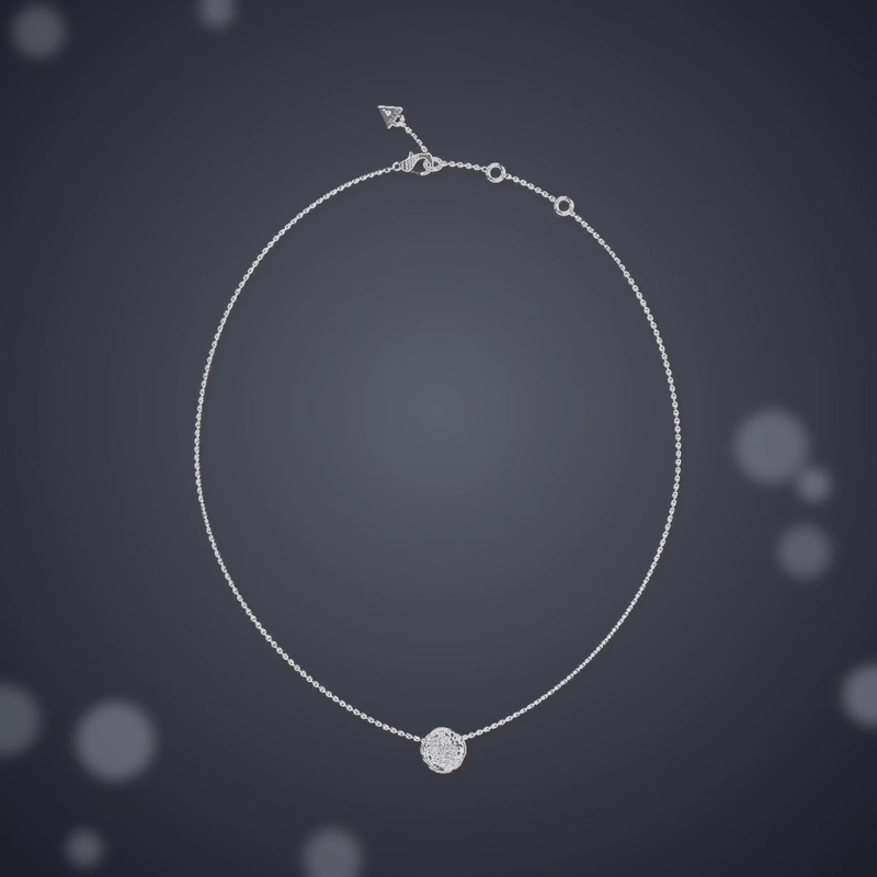 COLLAR MORNING GRACE MUJER GUESS PLATEADO - 2