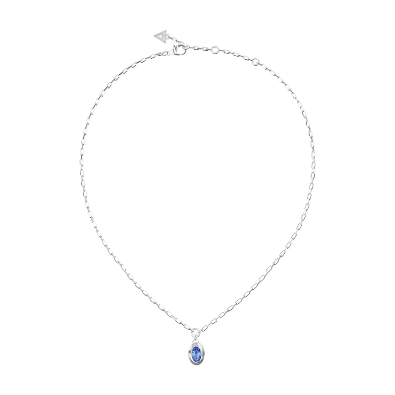 COLLAR DIVINE MUJER GUESS PLATEADO - 1