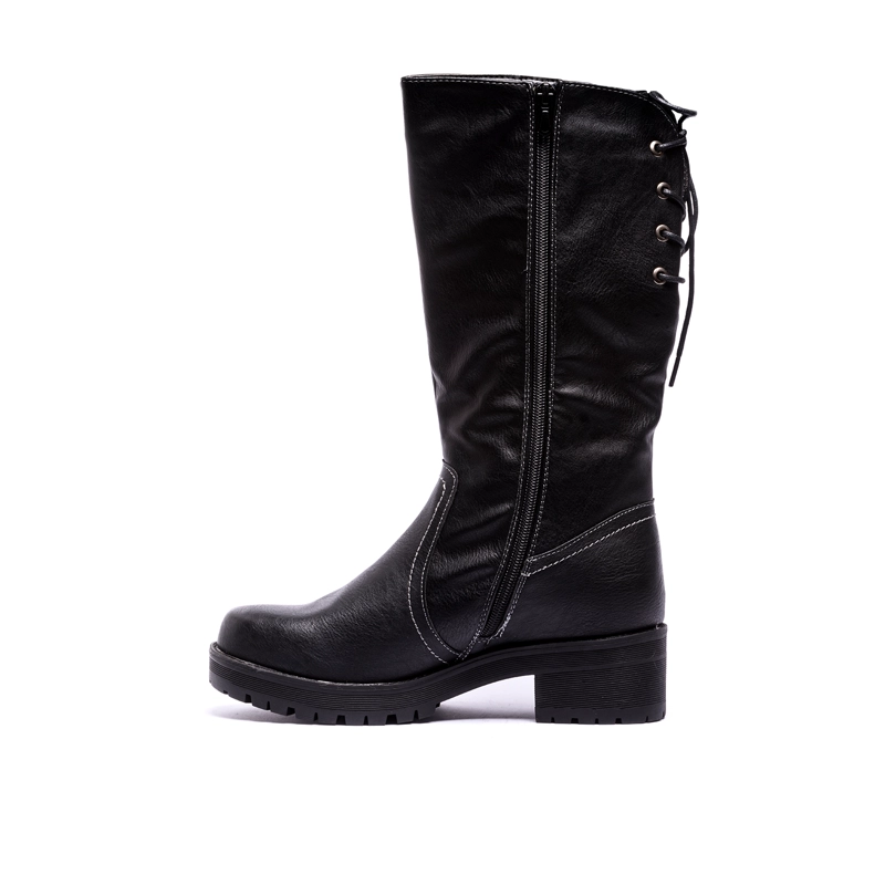 BOTAS MUJER CHANCLETA CINDY BLACK - 2