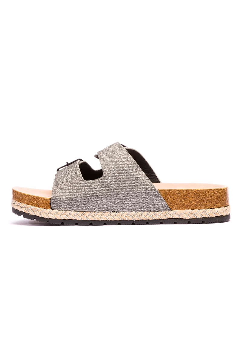 SANDALIAS MUJER CHANCLETA GRIS GURAMI - 2