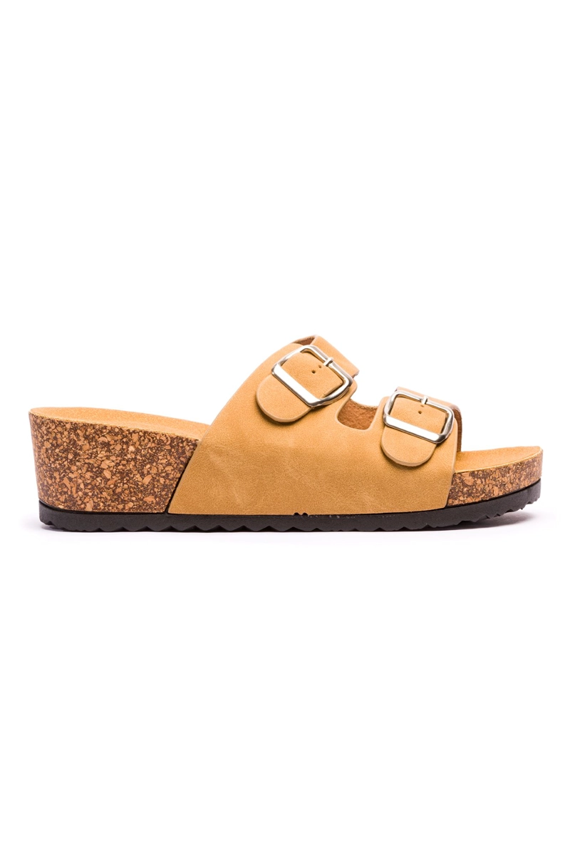 CHANCLETA SANDALIAS MUJER CHANCLETA CAMEL CARDENAL