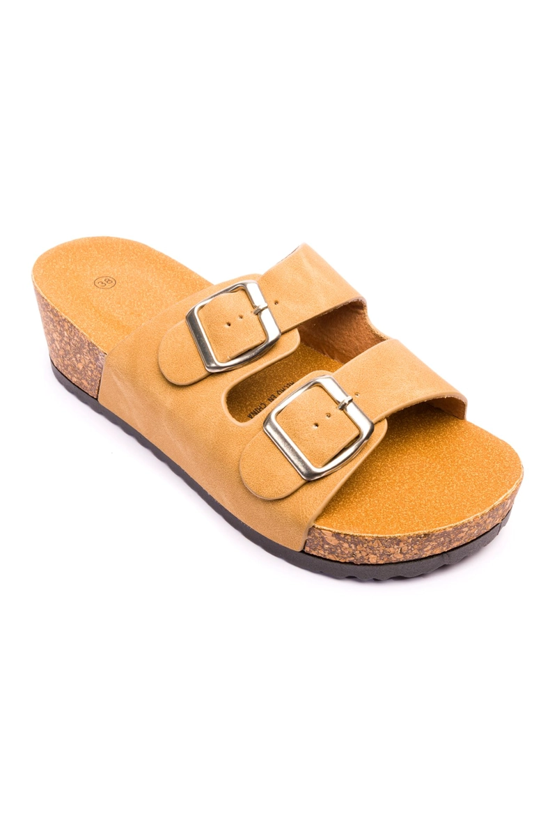 SANDALIAS MUJER CHANCLETA CAMEL CARDENAL - 3