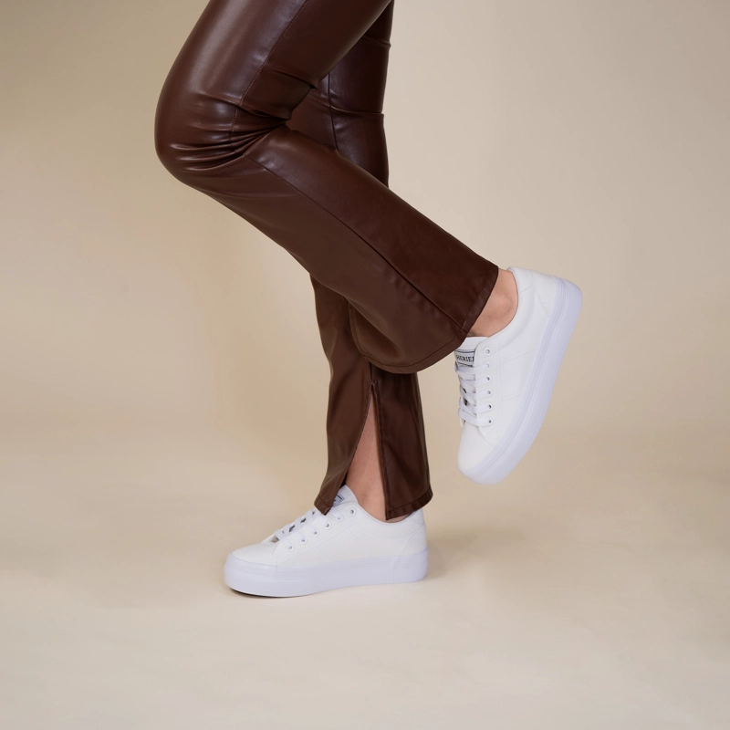 ZAPATILLA MUJER BLANCO COLOMBA CHANCLETA - 4