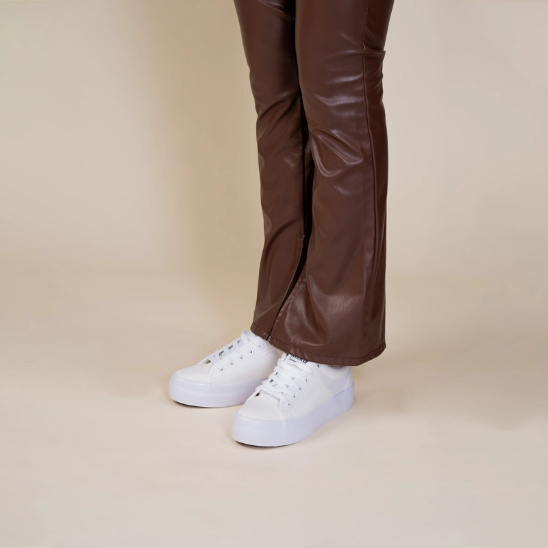 ZAPATILLA MUJER BLANCO COLOMBA CHANCLETA - 5