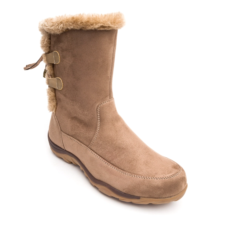BOTA MUJER BEIGE LUCERA CHANCLETA - 2