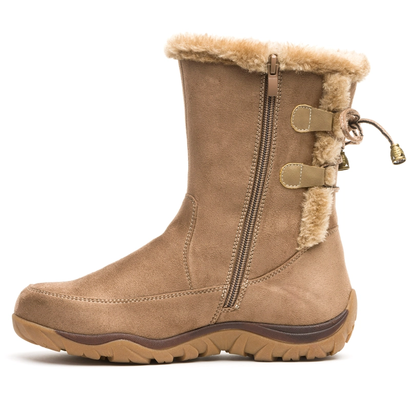 BOTA MUJER BEIGE LUCERA CHANCLETA - 3