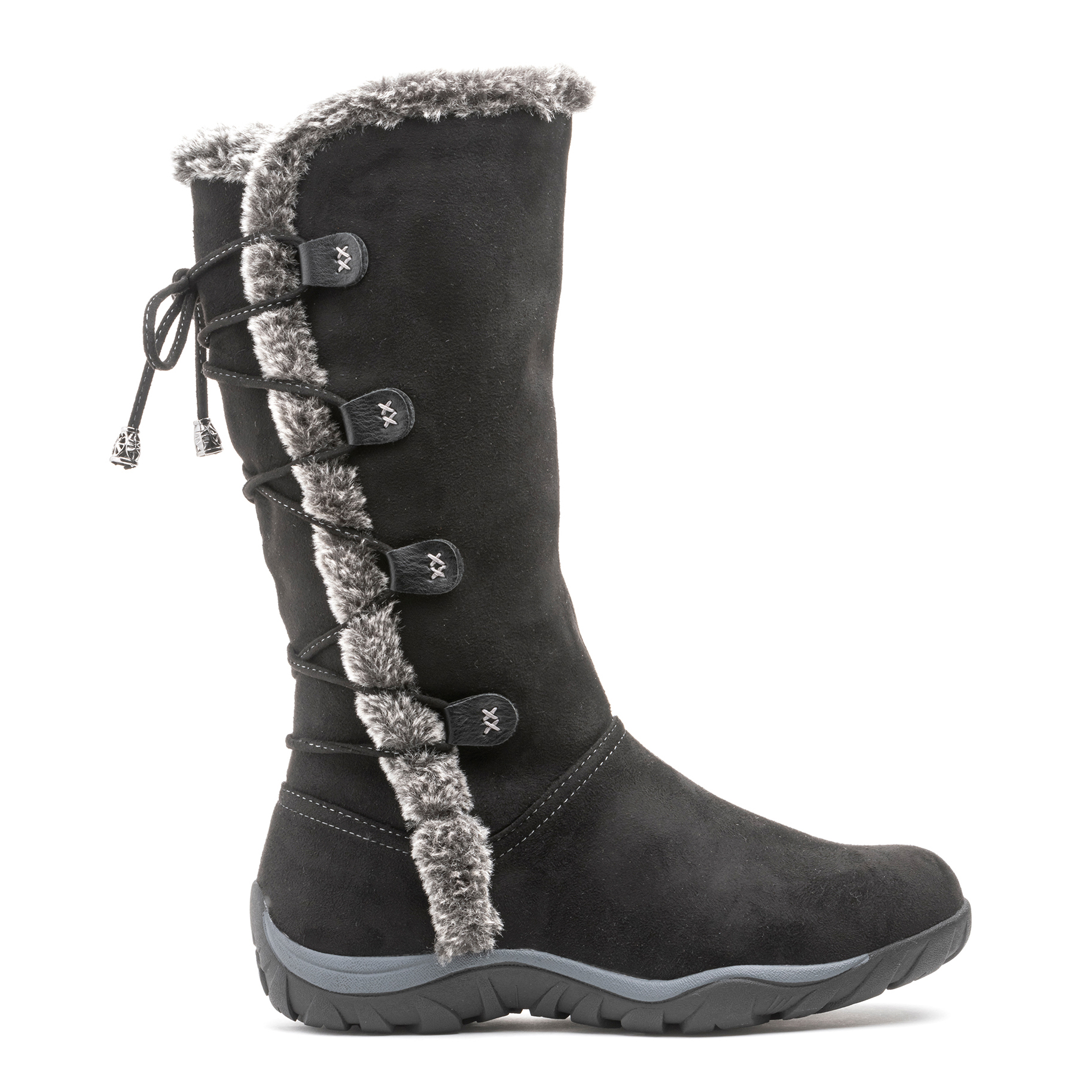 BOTA MUJER NEGRO ISA CASUAL - 1