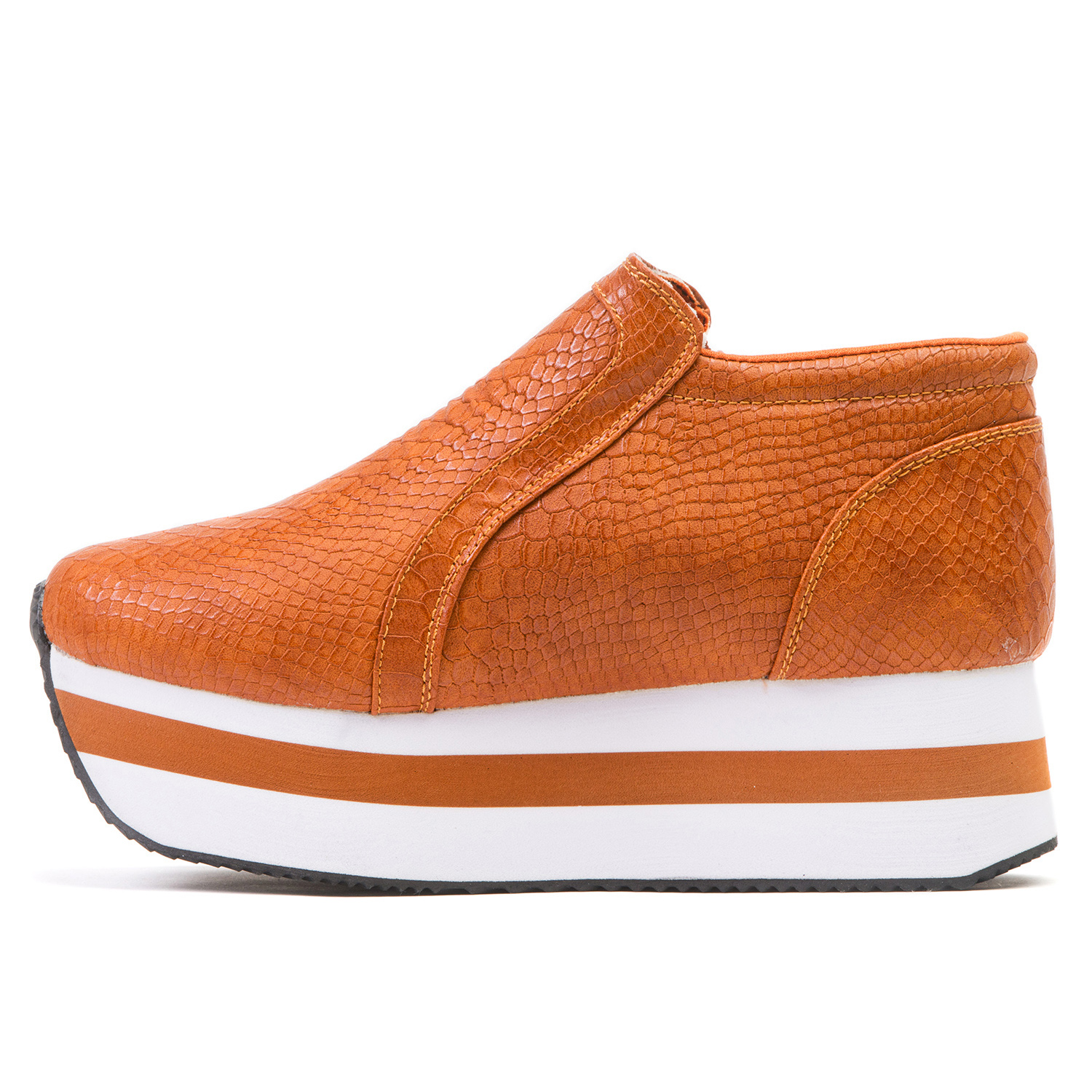 ZAPATILLAS MUJER CHANCLETA CASUALES CAFÉ CLARO NAGINI - 2