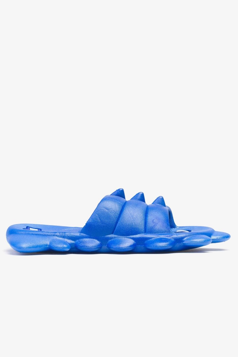 SANDALIAS NIÑO CHANCLETA GOMA AZUL DINO - 1