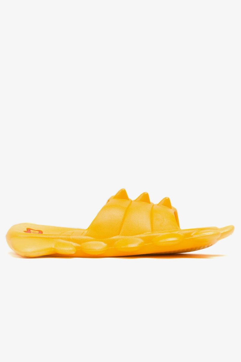 SANDALIAS NIÑO CHANCLETA GOMA AMARILLO DINO - 1