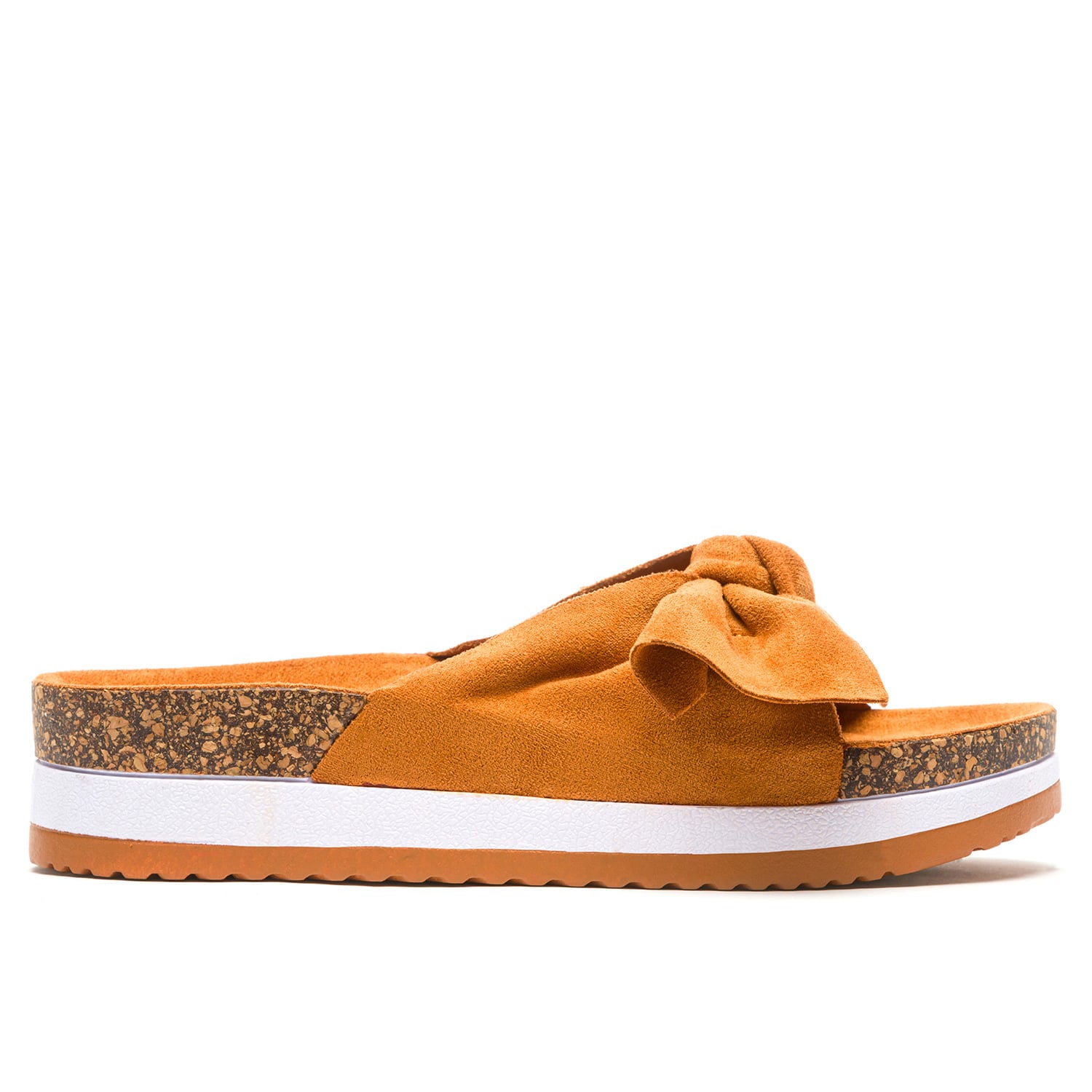 SANDALIA MUJER ALLISON CAMEL CHANCLETA - 1