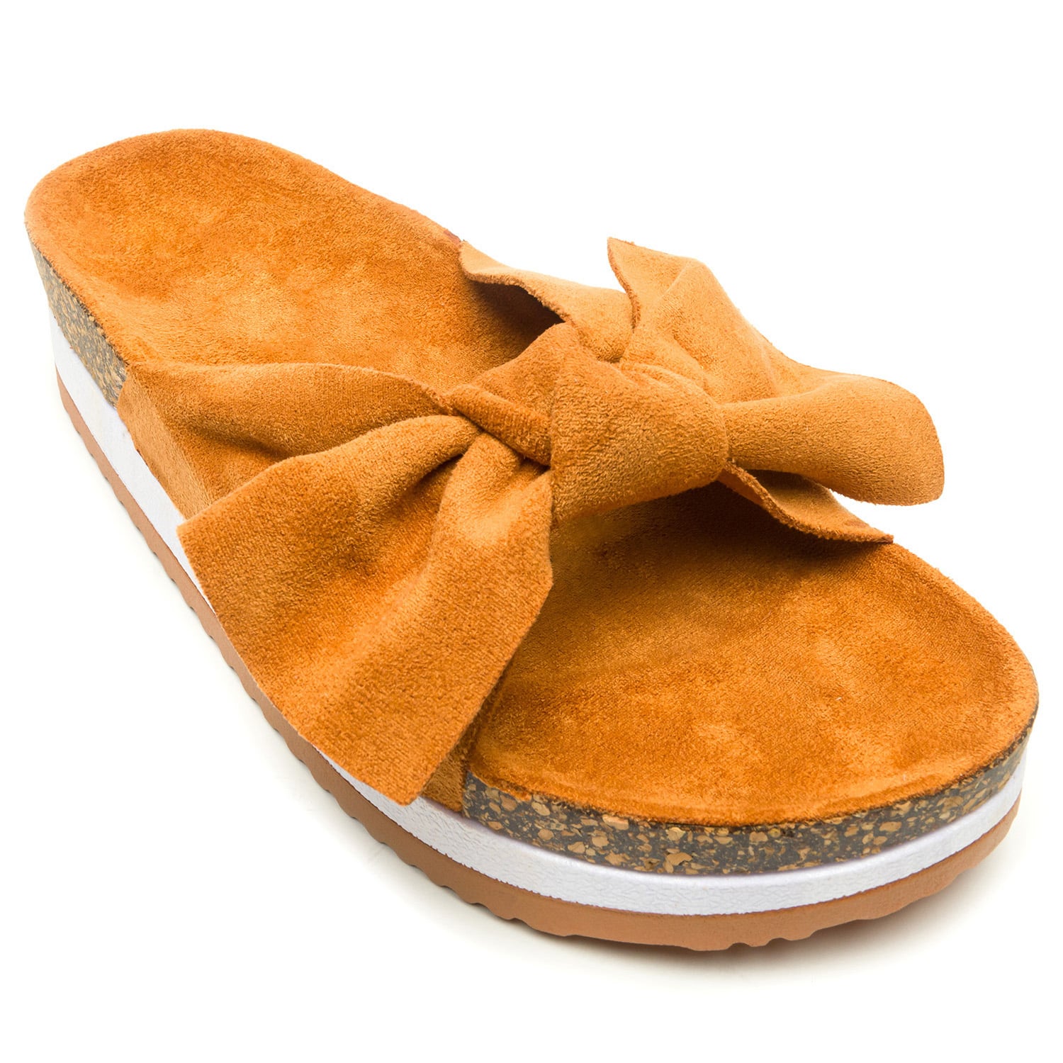 SANDALIA MUJER ALLISON CAMEL CHANCLETA - 3