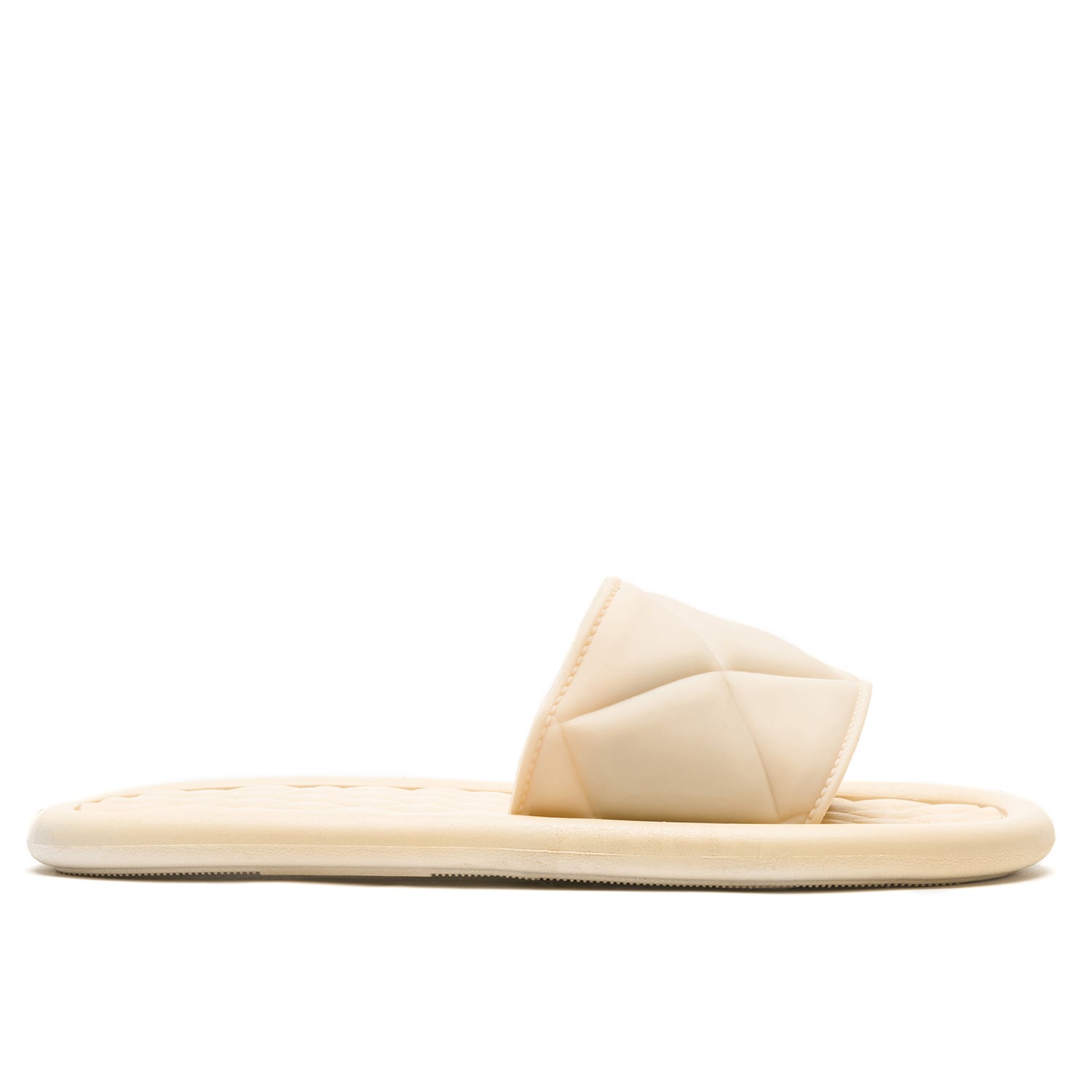 SANDALIA MUJER CATU BEIGE CHANCLETA - 1