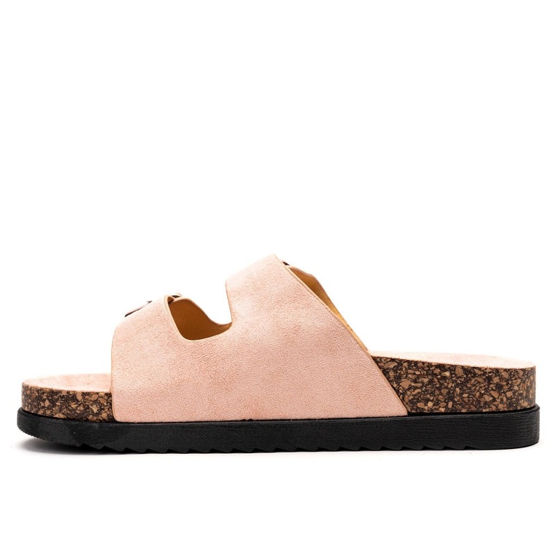 SANDALIAS MUJER CHANCLETA ROSADO MISHA - 2