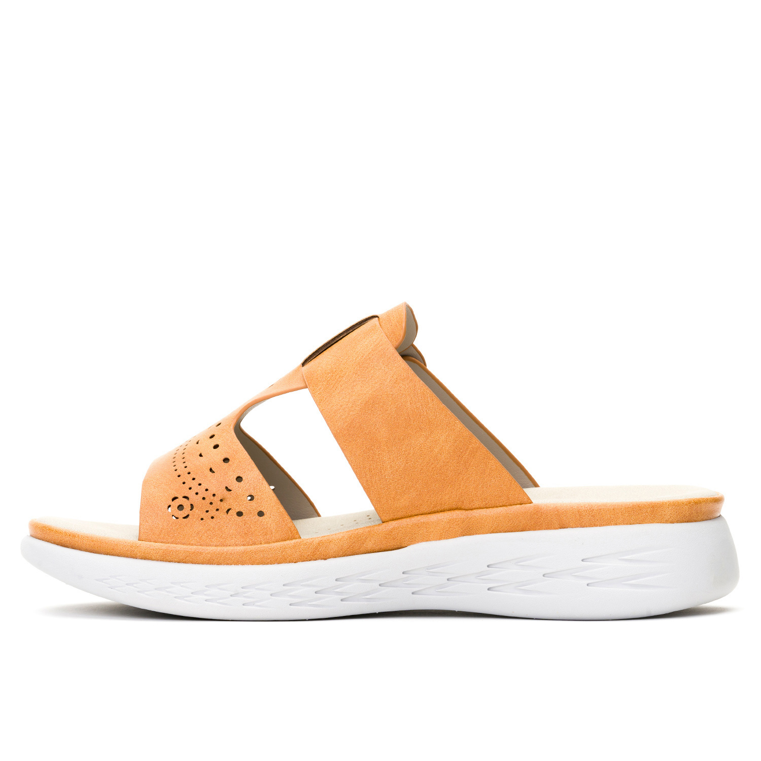 SANDALIA MUJER KAIRI CAMEL CHANCLETA - 2