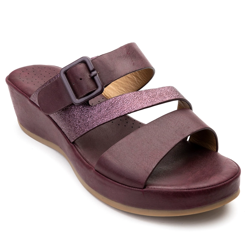 SANDALIA MUJER MORADO CAROLINE CHANCLETA - 3