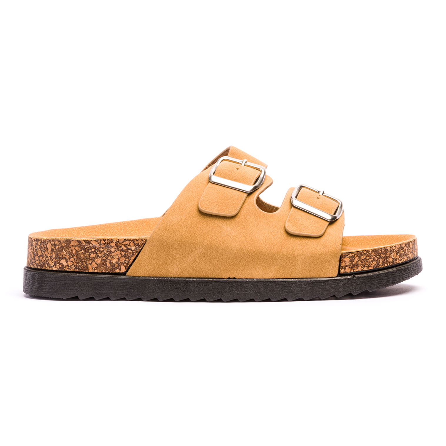 SANDALIA MUJER CAMEL ARLEQUÍN CHANCLETA - 1
