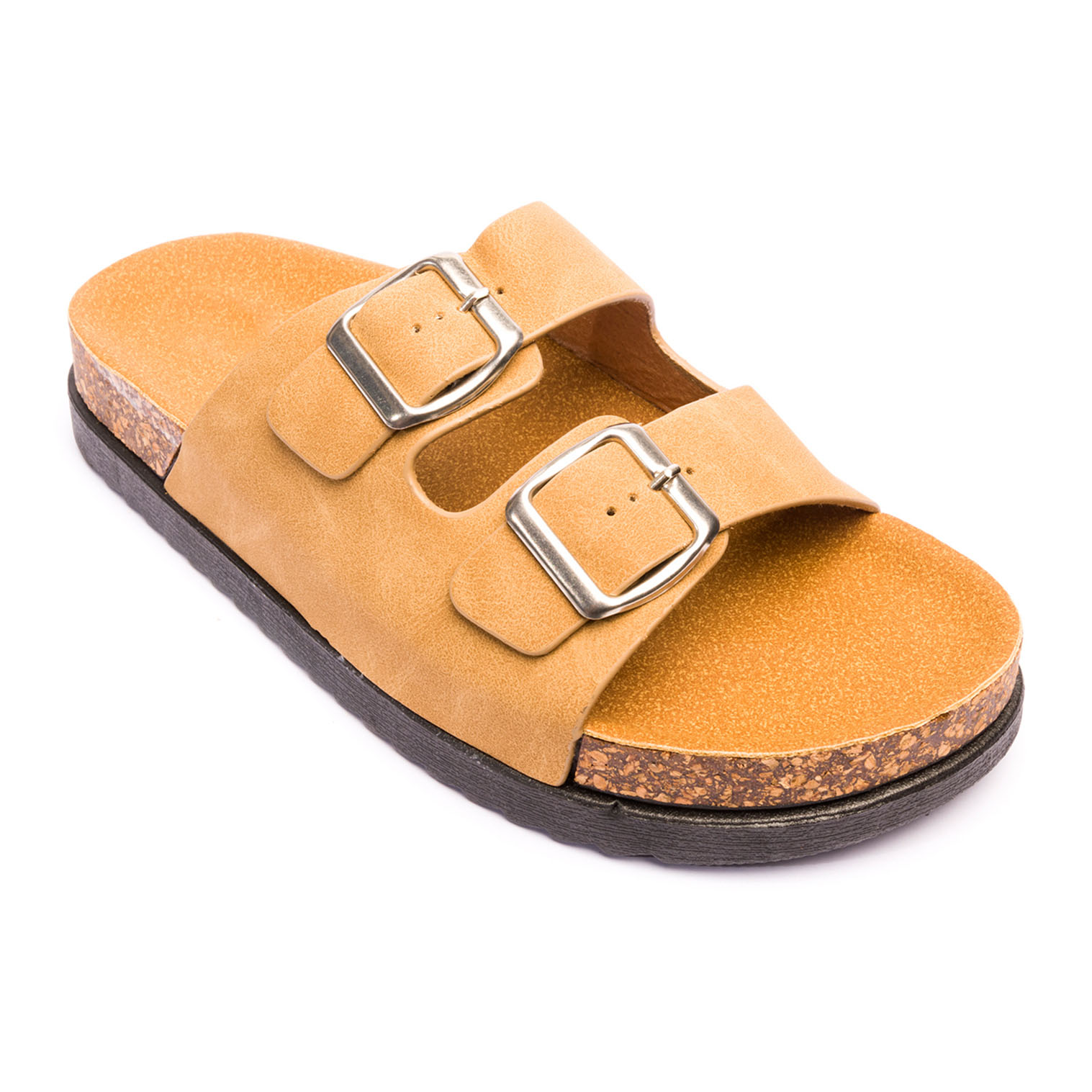 SANDALIA MUJER CAMEL ARLEQUÍN CHANCLETA - 3