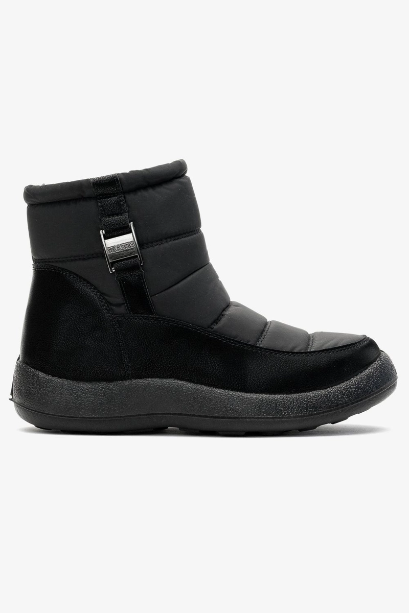 BOTA MUJER ERIN  NEGRO CHANCLETA - 1