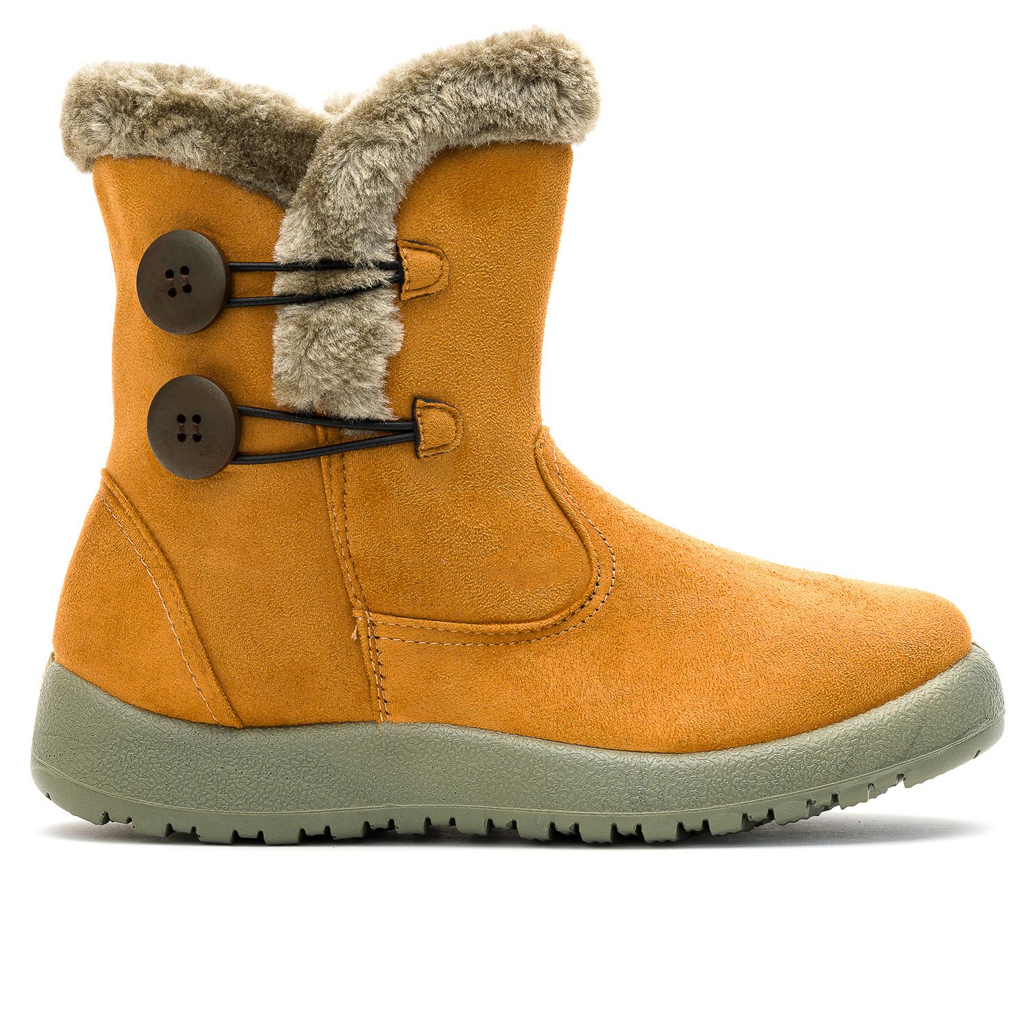 BOTAS MUJER CHANCLETA CAMEL FRESIA - 1