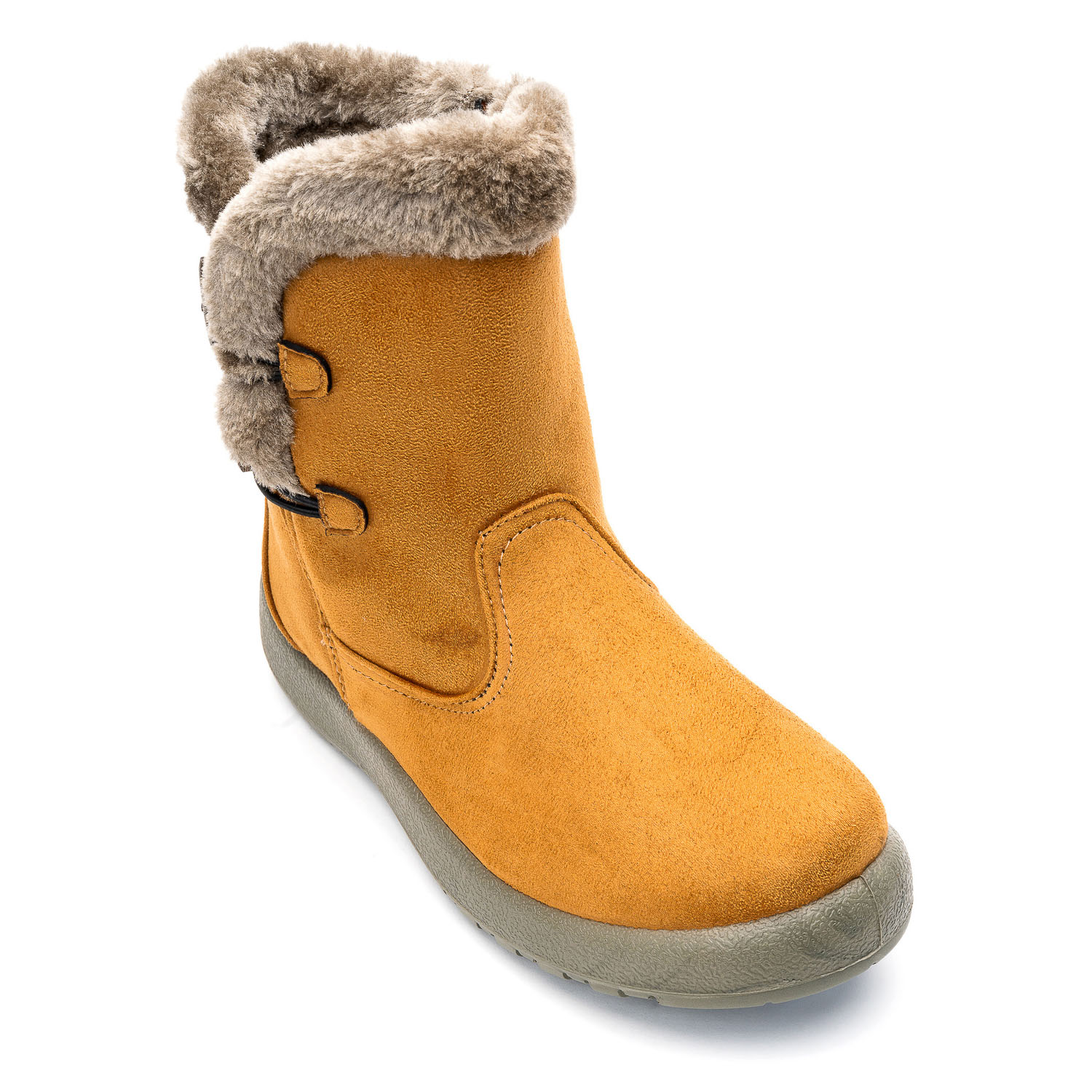 BOTAS MUJER CHANCLETA CAMEL FRESIA - 3