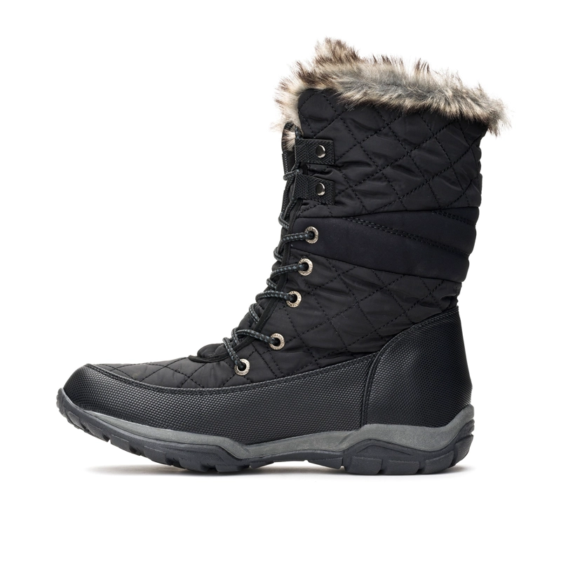 BOTA MUJER ASHIMA  NEGRO CHANCLETA - 2
