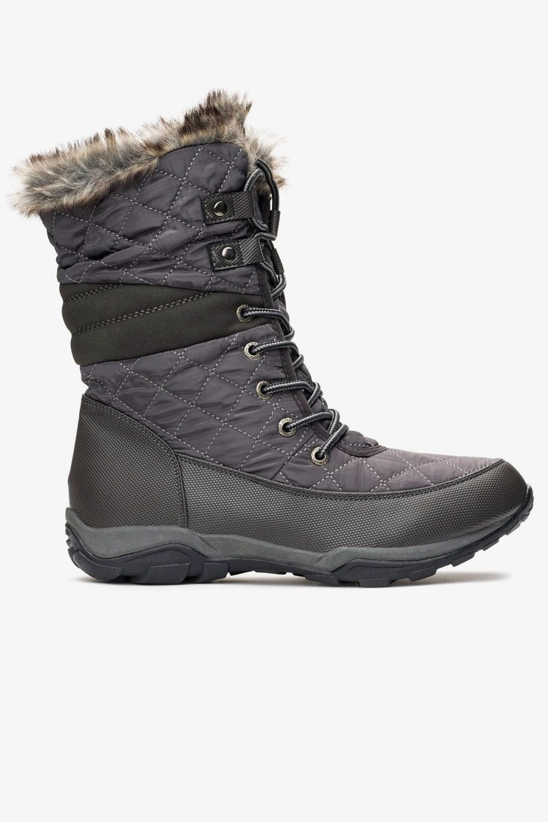 BOTAS MUJER CHANCLETA GRIS ASHIMA - 1