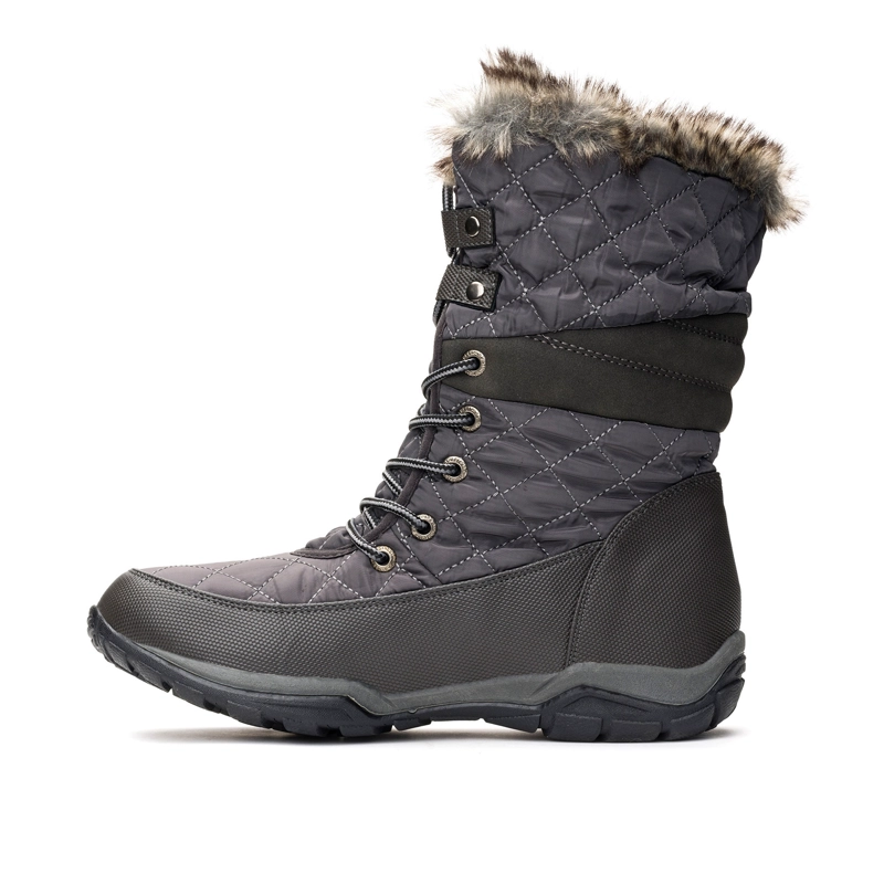 BOTAS MUJER CHANCLETA GRIS ASHIMA - 2