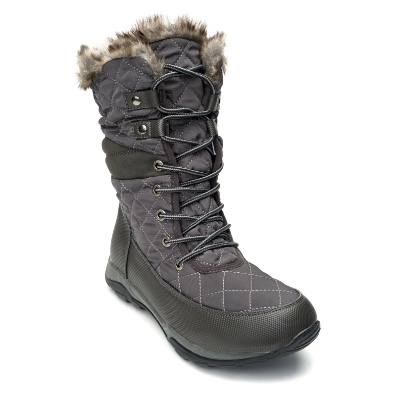BOTAS MUJER CHANCLETA GRIS ASHIMA - 3