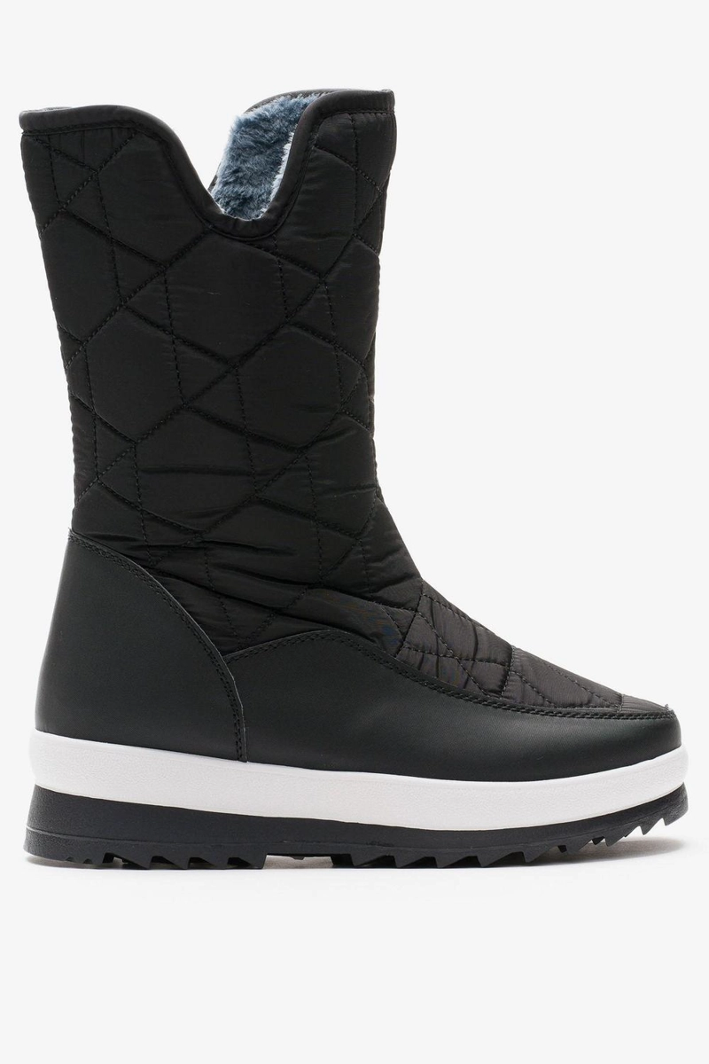 BOTA MUJER ESTONIA  NEGRO CHANCLETA - 1