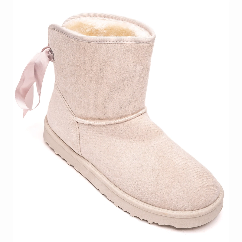 BOTÍN MUJER CREMA GUSS CHANCLETA CASUAL - 3
