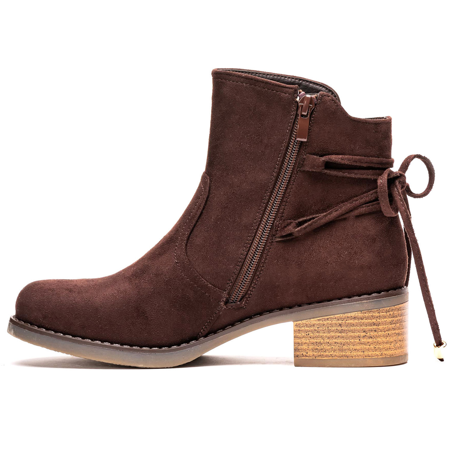 BOTÍN MUJER CAFÉ MORO QUILI THUNDER BLUE CASUAL - 2