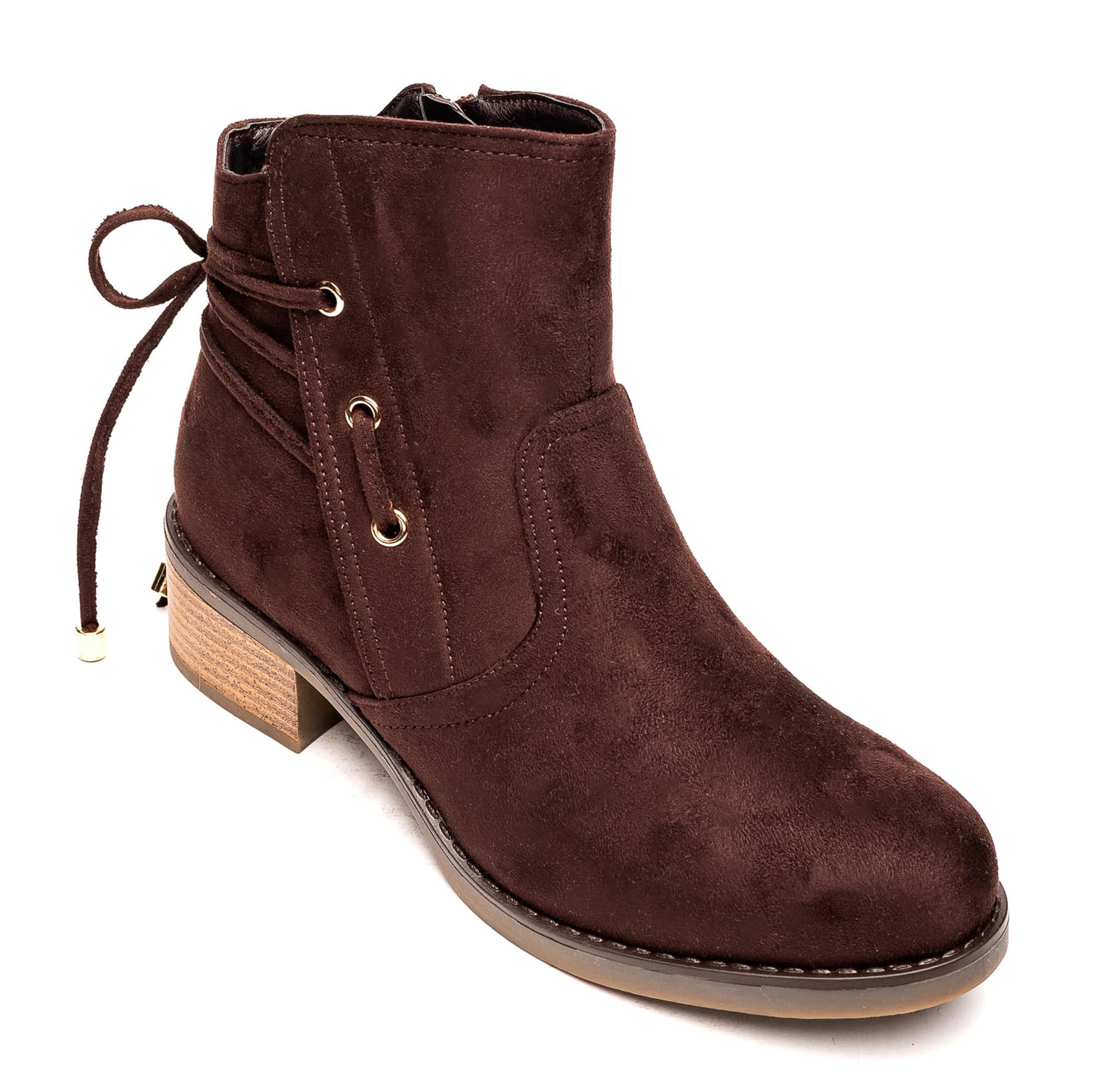 BOTÍN MUJER CAFÉ MORO QUILI THUNDER BLUE CASUAL - 3