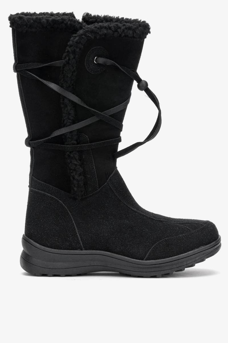 BOTAS MUJER CARBIN NEGRO RIBUN - 1