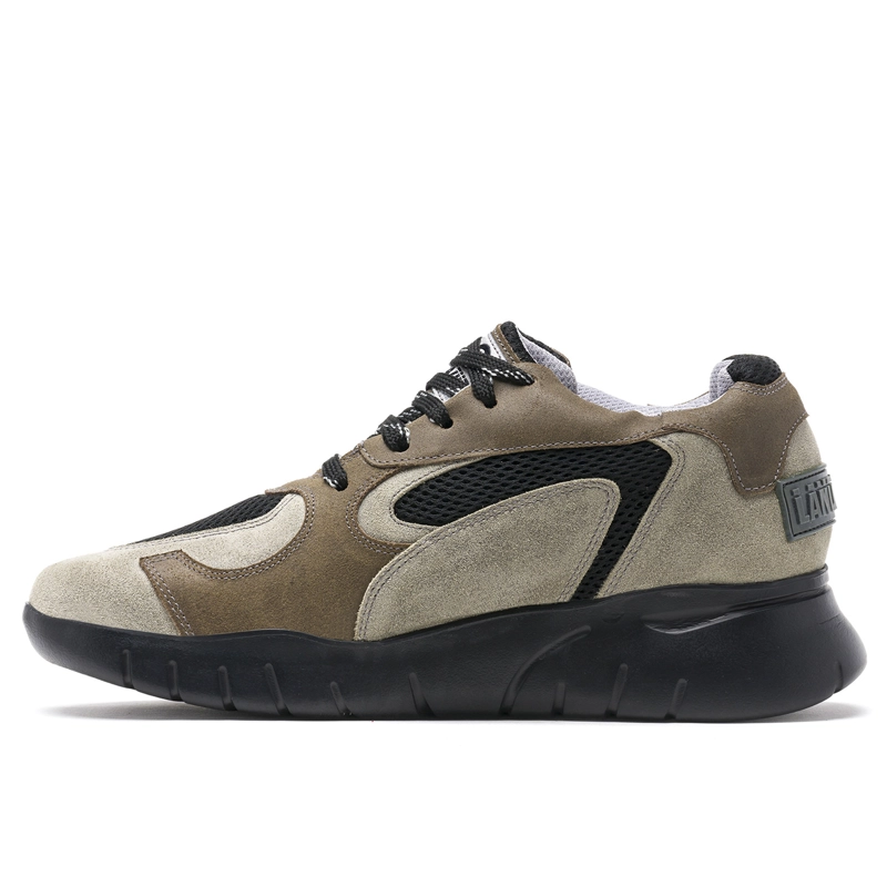 ZAPATILLA CUERO HELIO GRIS LANDAZURI - 2