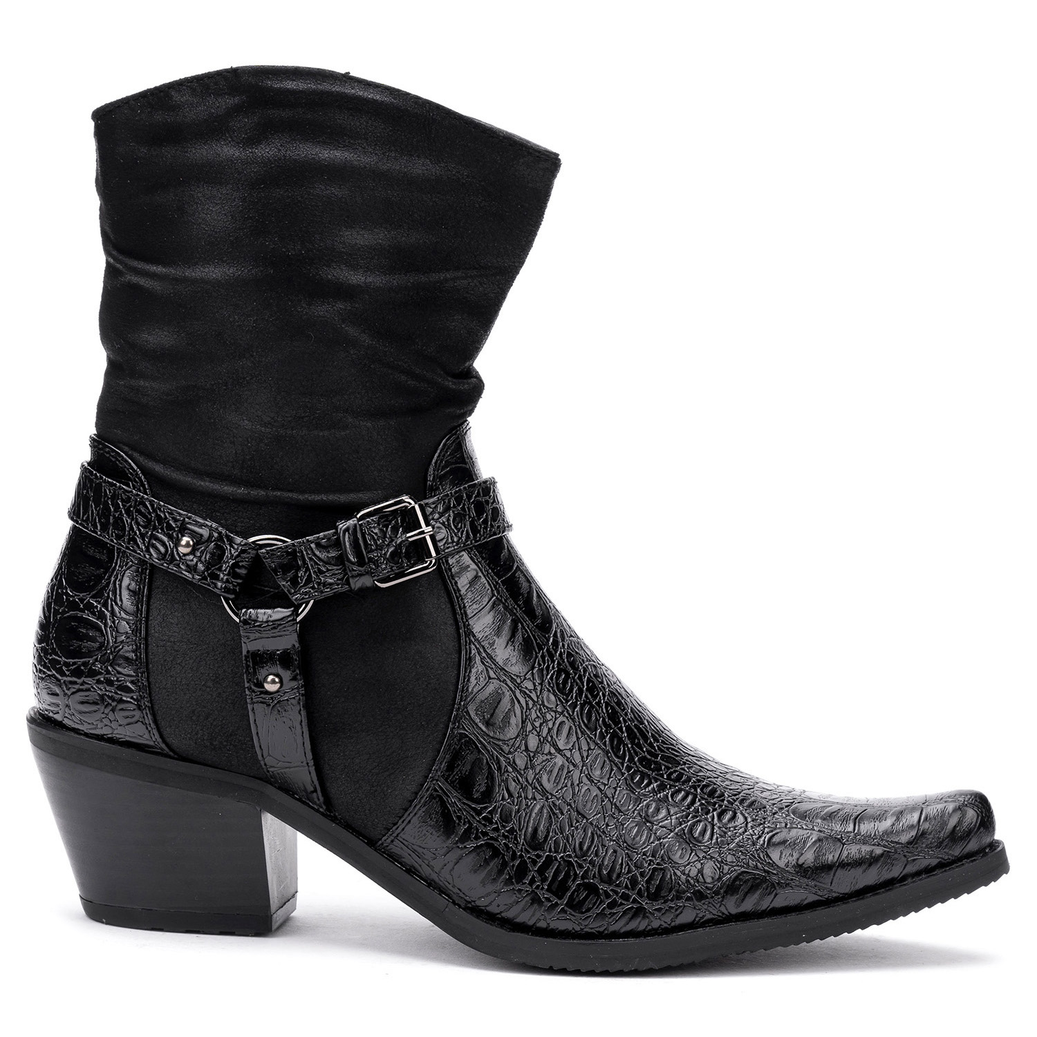 Ripley - BOTA MUJER NEGRO ZUCCA THUNDER BLUE