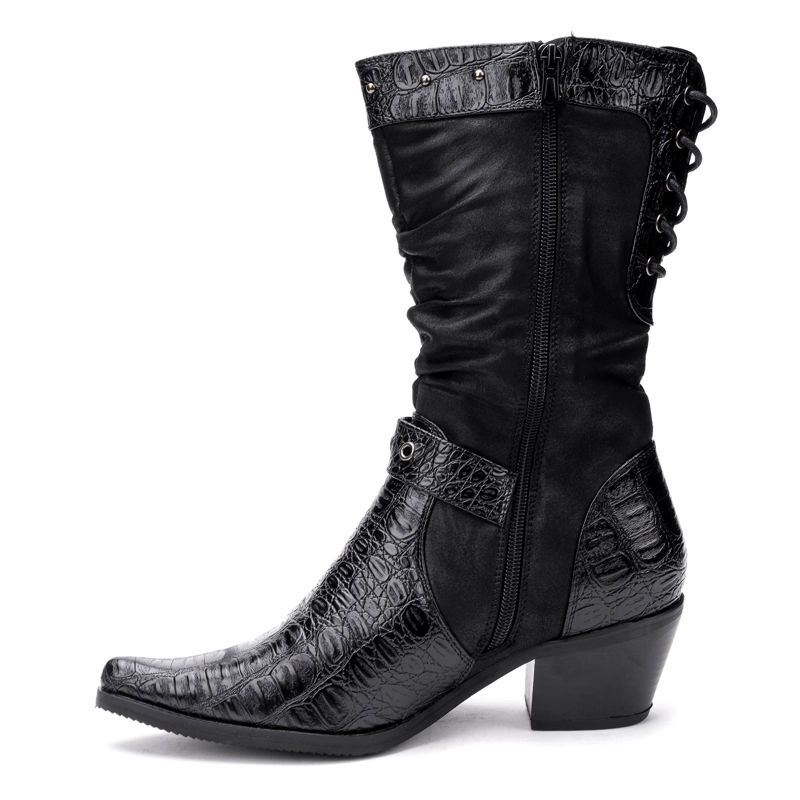 BOTAS MUJER THUNDER BLUE NEGRO ELLEN - 2