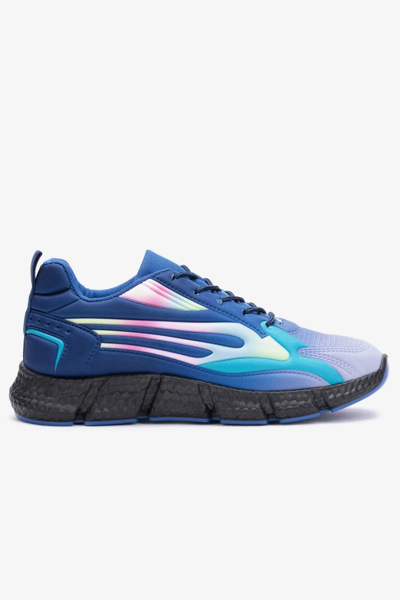 ZAPATILLAS MUJER CHANCLETA URBANAS AZUL ANDRA - 1