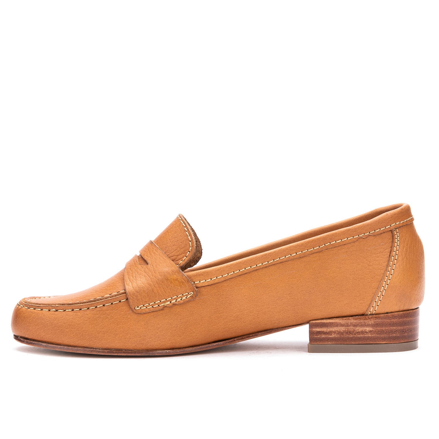 MOCASIN CUERO FICUS BEIGE ACHA - 2