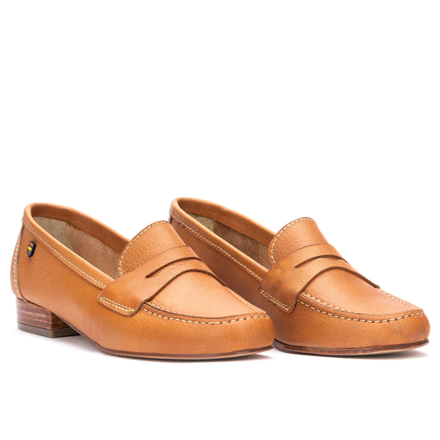 MOCASIN CUERO FICUS BEIGE ACHA - 4