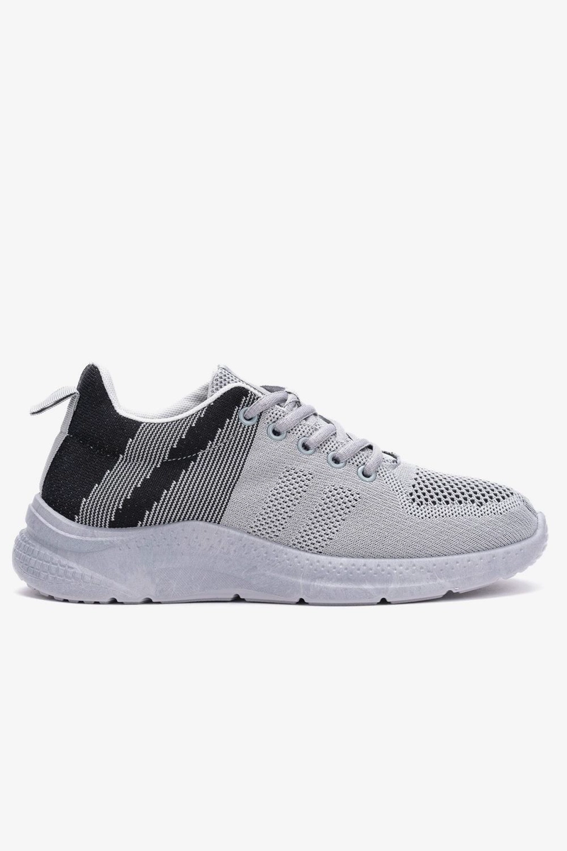 ZAPATILLAS MUJER CHANCLETA URBANAS GRIS MILA - 1