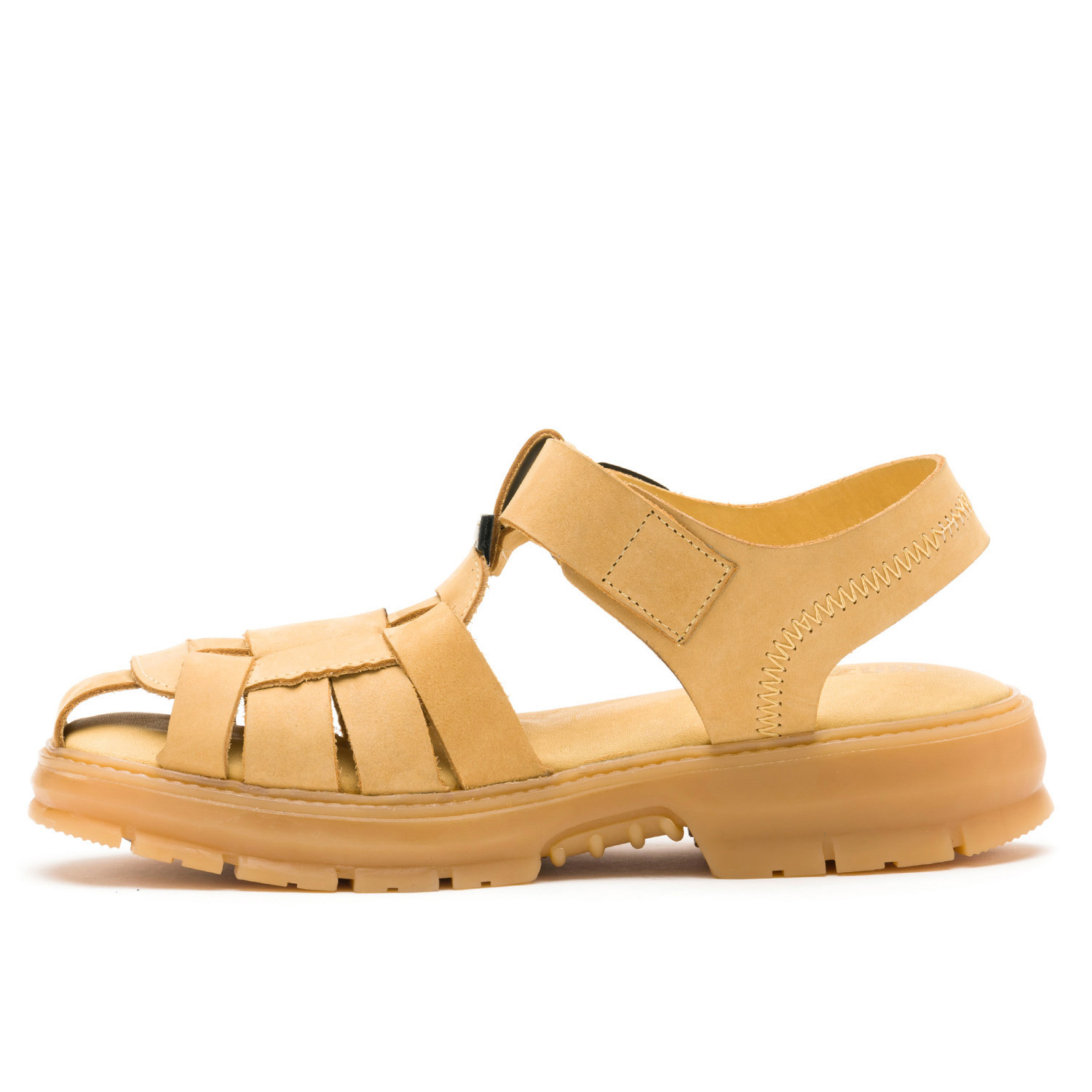 SANDALIA CUERO CARCINUS CAMEL LANDAZURI - 2