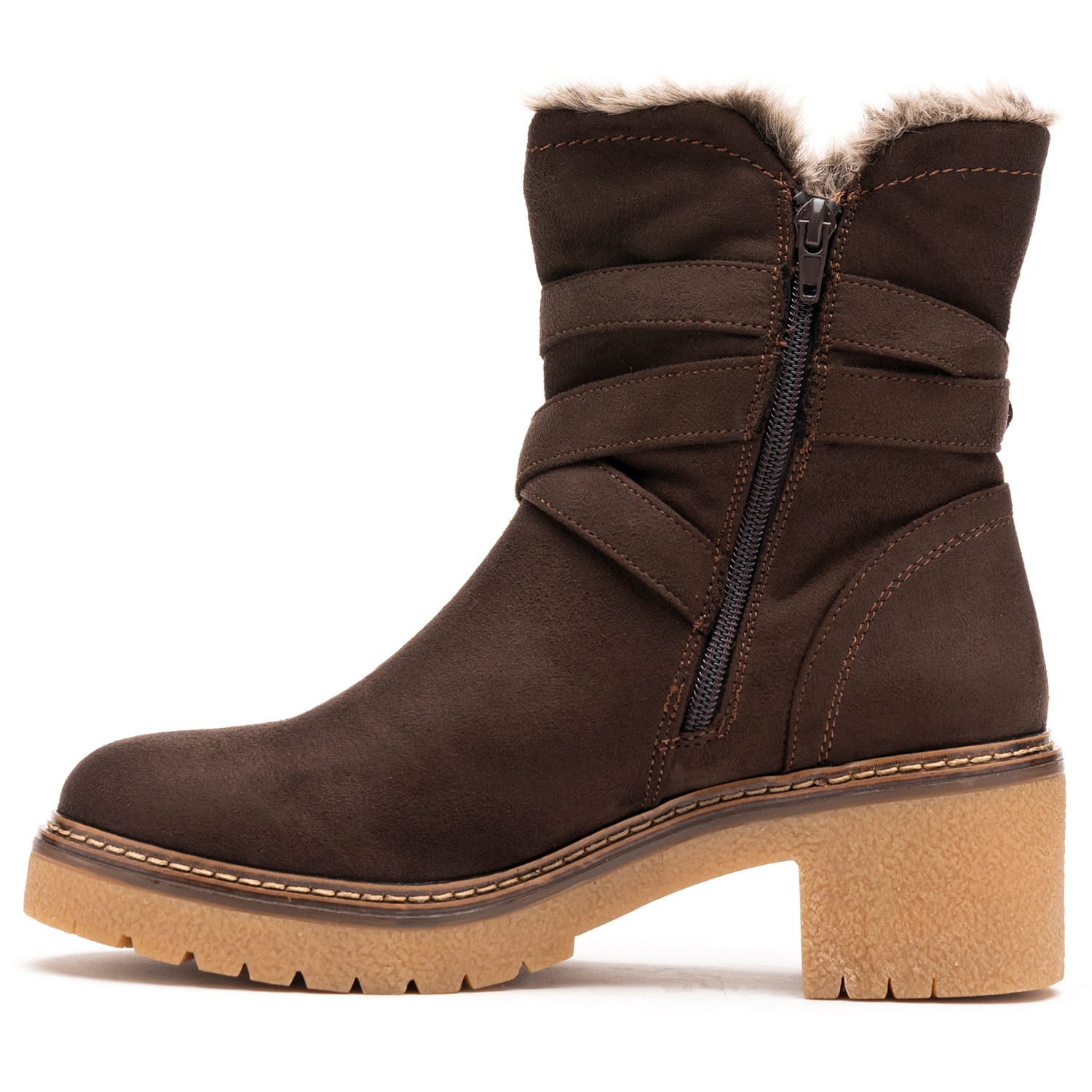 BOTA MUJER OSCURO CAFE AINOA THUNDER BLUE - 2